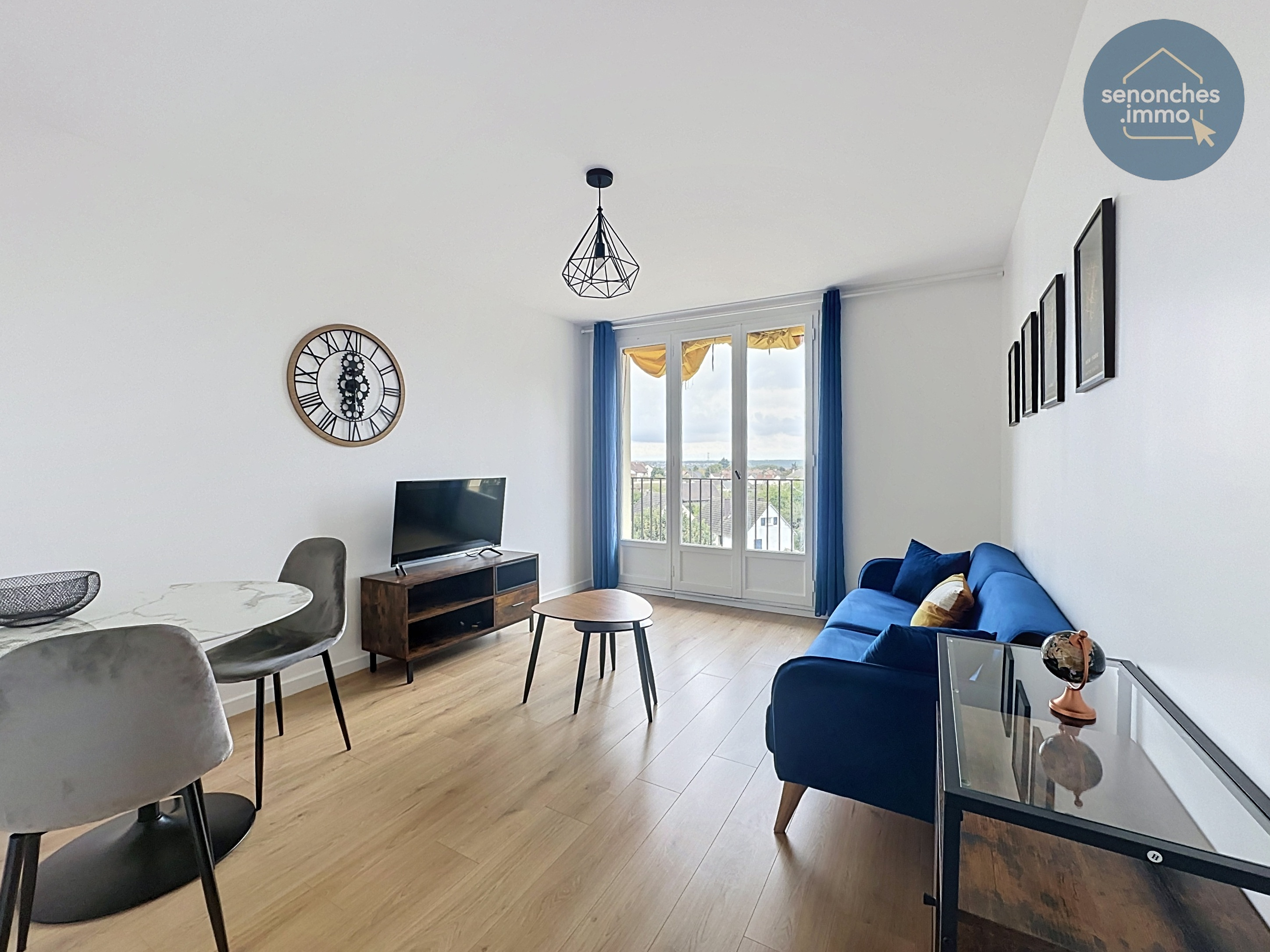 Appartement meublé à louer à Dreux – 43,7 m² avec balcon, ascenseur et exposition sud – Dreux